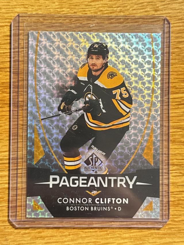 2023-24 SP Authentic Hockey Connor Clifton Pageantry #P-47