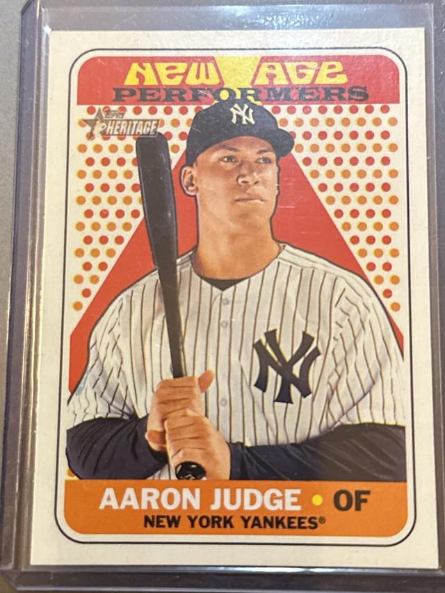 2018 Topps Heritage Aaron Judge New Age Performers Set #NAP-5