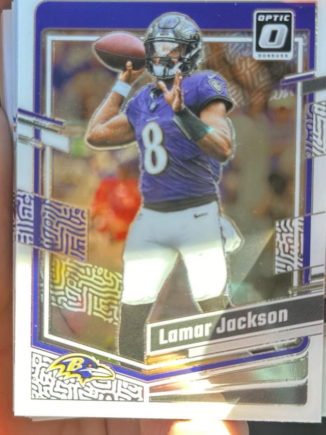 2023 Donruss Optic Lamar Jackson ﻿Base Set #14