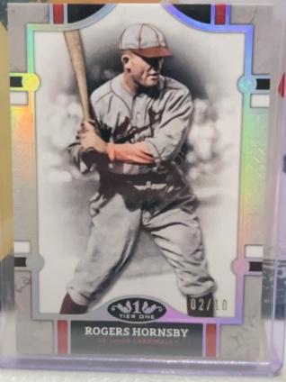 2024 Topps Tier One Rogers Hornsby ﻿Base Set Holo Silver Foil #2