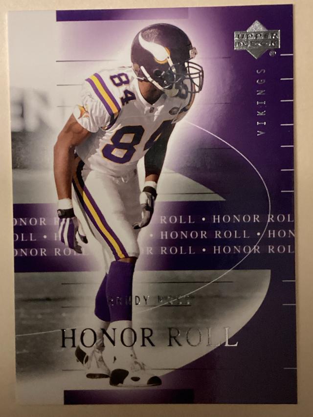 2002 Upper Deck Honor Roll Football Randy Moss ﻿Base #32