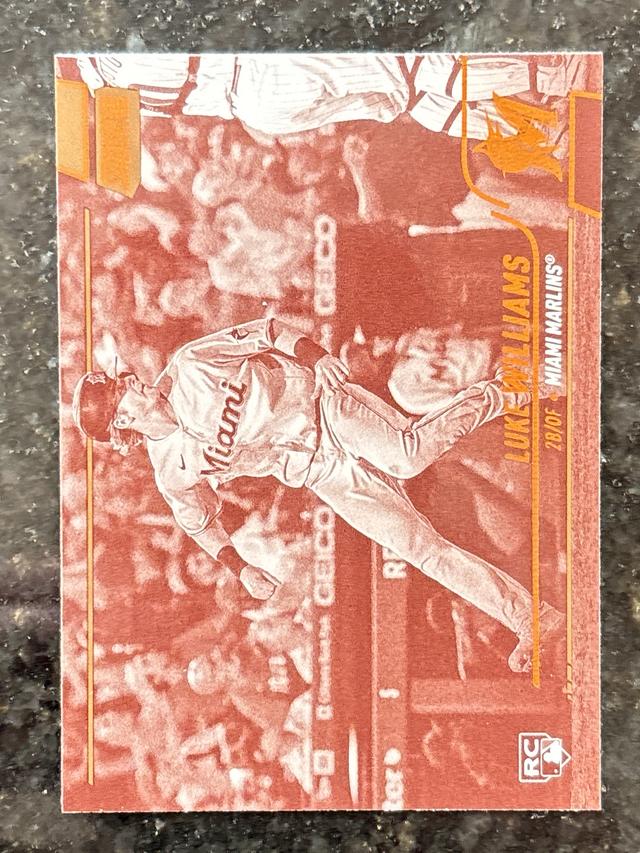 2022 Topps Stadium Club Luke Williams BASE SET Orange Sepia #281