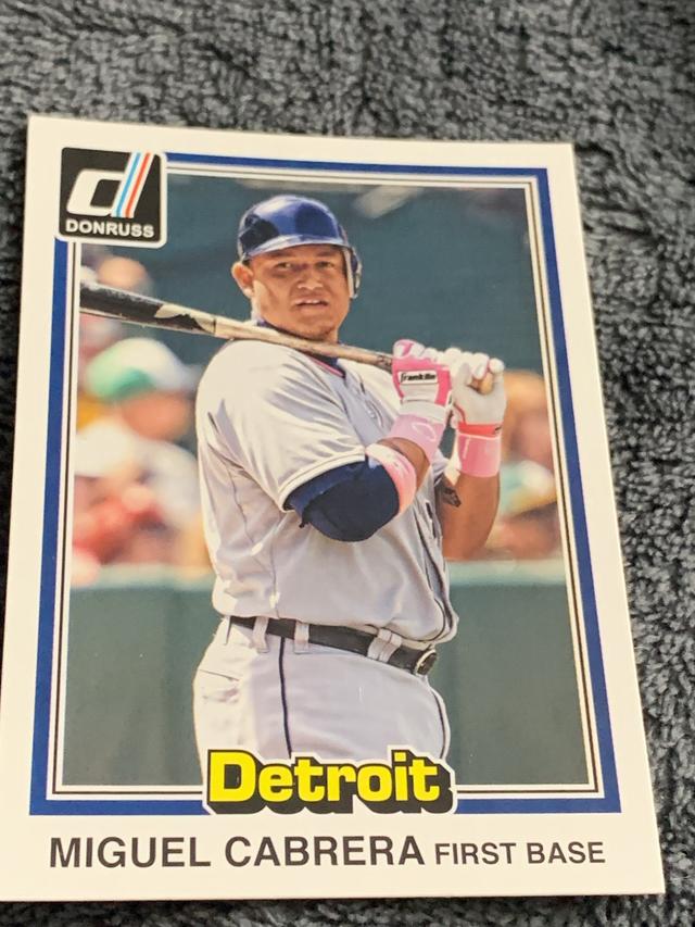 2015 Donruss Miguel Cabrera Base Set #197