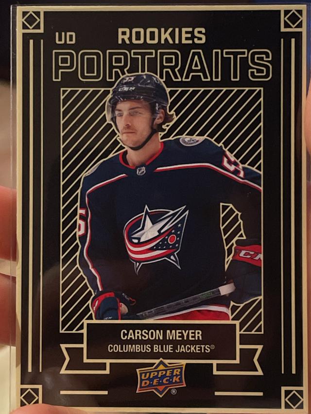 2022-23 Upper Deck Hockey Series 2 Carson Meyer #P-59