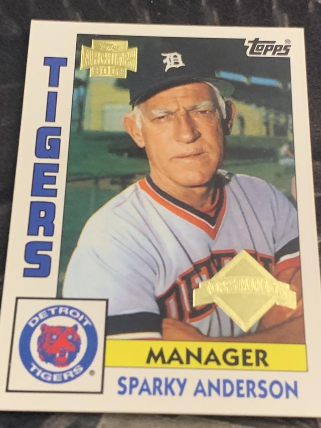 1984 Topps Sparky Anderson Base Set #259