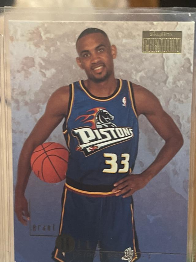 1995-96 Hoops Basketball Grant Hill SS ﻿Base #199