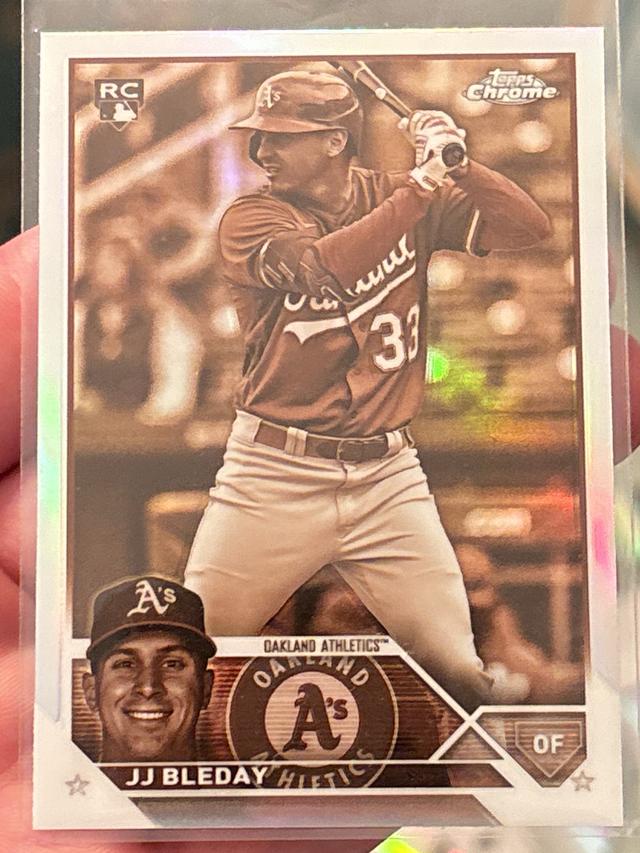 2023 Topps Chrome JJ Bleday BASE CARDS I Sepia Refractor #29