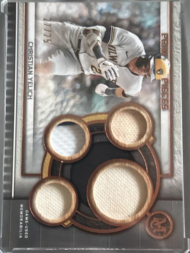 2023 Topps Museum Collection Christian Yelich #SPPPQR-CY