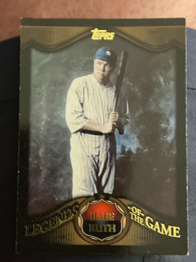 2009 Topps Babe Ruth ﻿Legends of the Game (Target Gold) #LLG-3