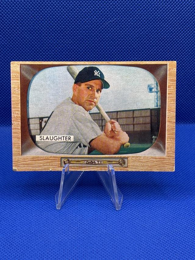 1955 Bowman Enos Slaughter Base Set #60