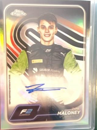 2024 Topps Chrome Formula 1 Zane Maloney Autographs #CAC-MAL