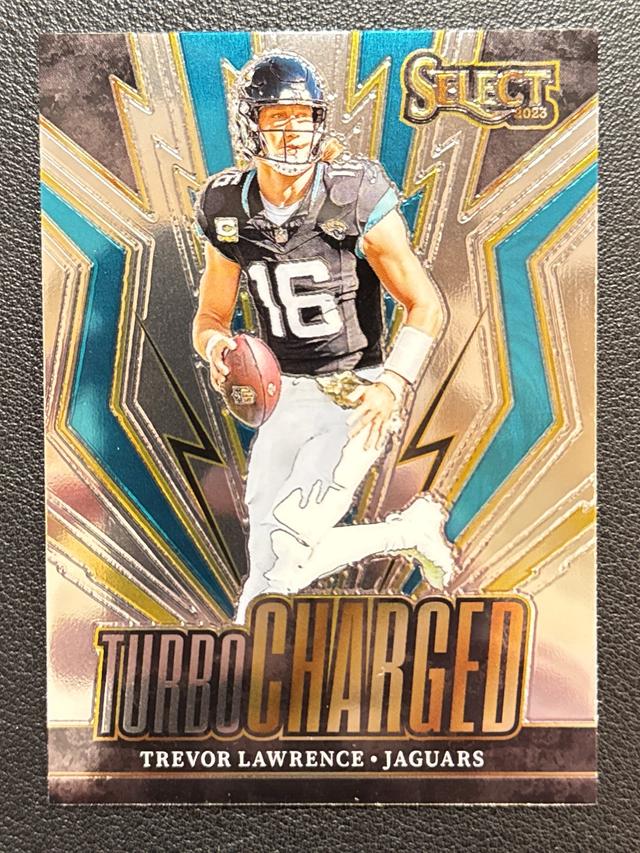 2023 Panini Select Trevor Lawrence Turbocharged #TUR-TLA