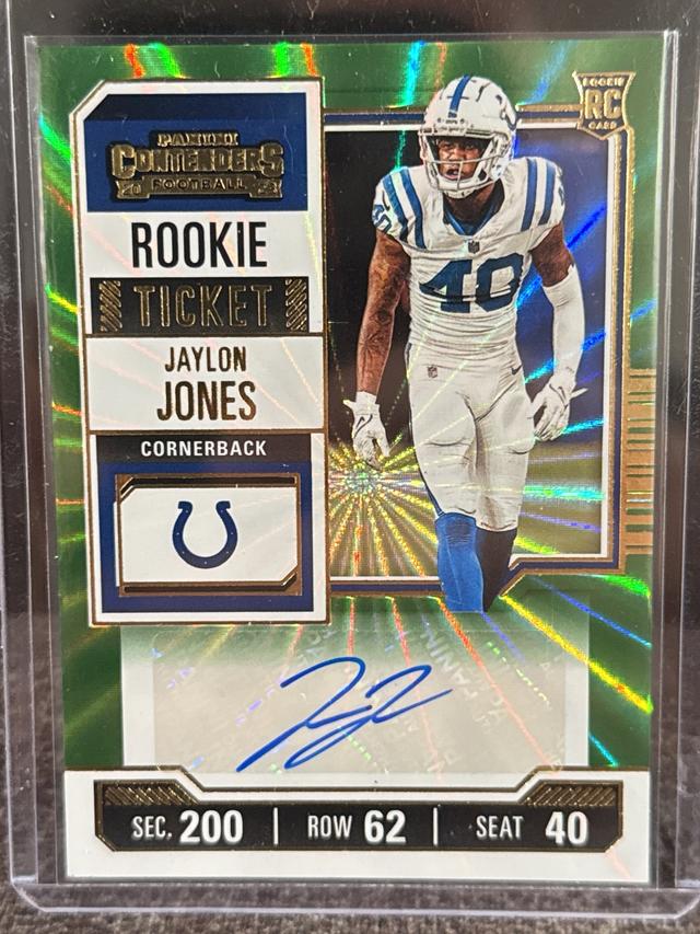 2023 Panini Contenders Jaylon Jones Rookie Ticket #243 Colts