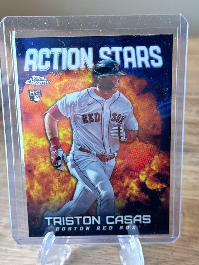 2023 Topps Chrome Update Series Triston Casas ACTION STARS CHROME #ASC-7