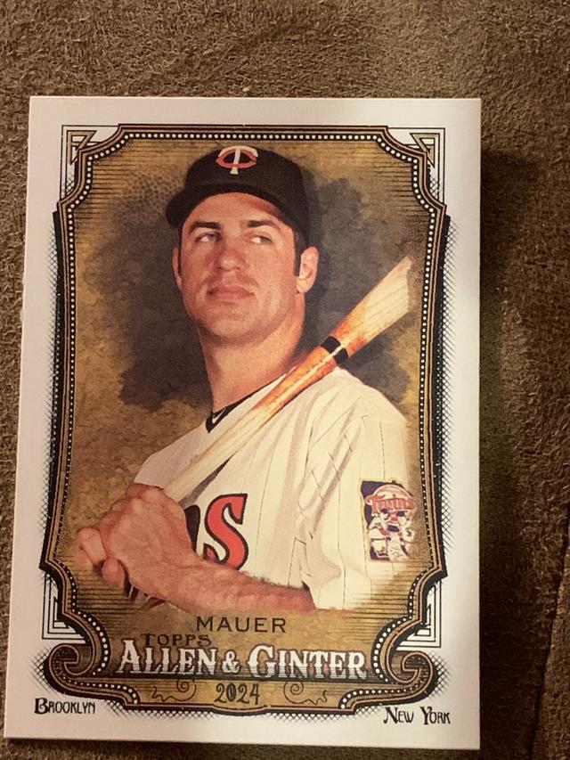 2024 Topps Allen & Ginter Joe Mauer ﻿Base Set #190