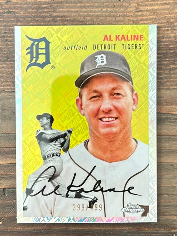 2023 Topps Chrome Platinum '54 Al Kaline BASE CARDS Refractor /499 #78