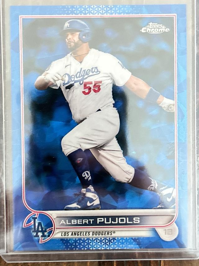 2022 Topps Chrome Sapphire Albert Pujols SERIES 1 #237