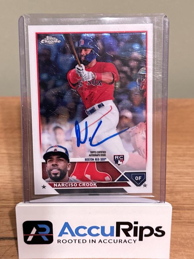 2023 Topps Chrome Update Series Narciso Crook Base Autographs Checklist