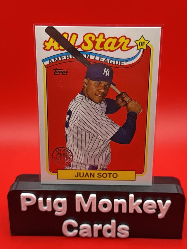 2024 Topps Series 2 Juan Soto 1989 TOPPS ALL STAR BASEBALL #89ASB-6