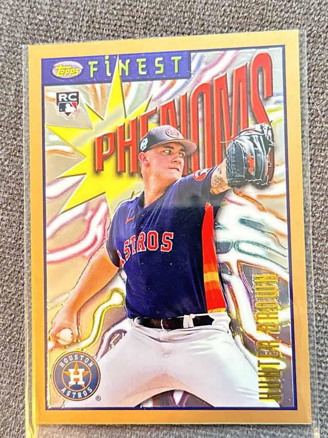 2023 Topps Finest Flashbacks Hunter Brown FINEST PHENOMS COMMON Common #3