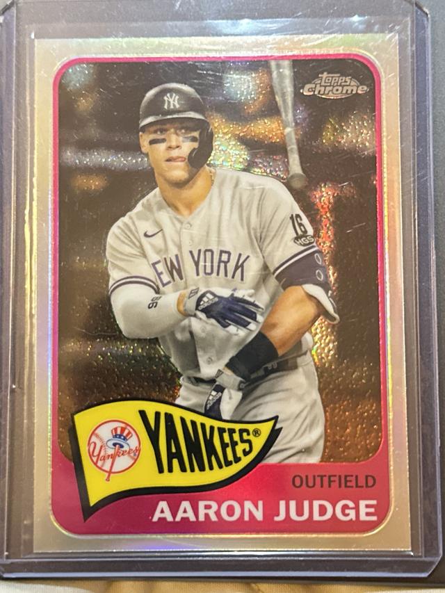 2021 Topps Series 2 Aaron Judge TOPPS 1965 REDUX CHROME VARIATION #TH65-33