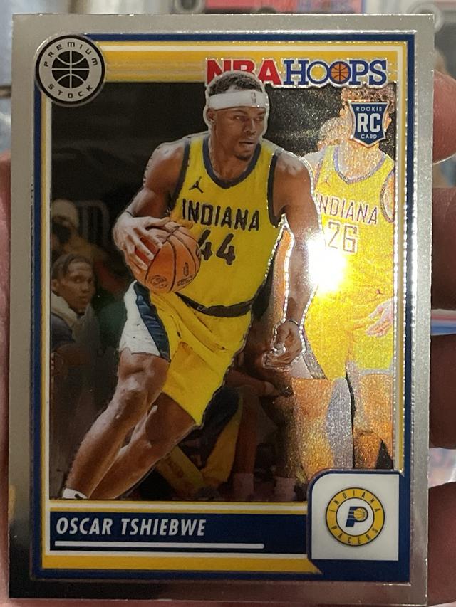 2023-24 Panini Hoops Premium Stock Oscar Tshiebwe ﻿Base Set #13