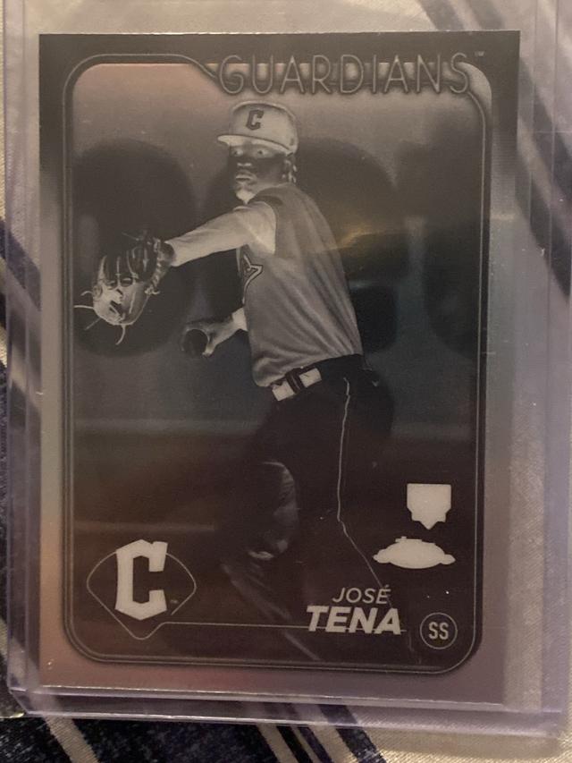 2024 Topps Chrome José Tena ﻿Base Set Negative Refractors #29