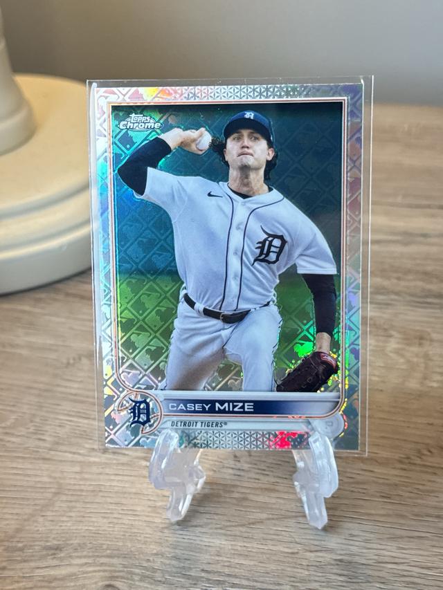 2022 Topps Chrome Logofractor Casey Mize Base Set #37