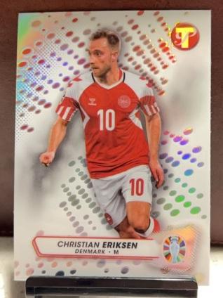 2023 Topps Pristine Road to Euro 2024 Christian Eriksen Refractors #27