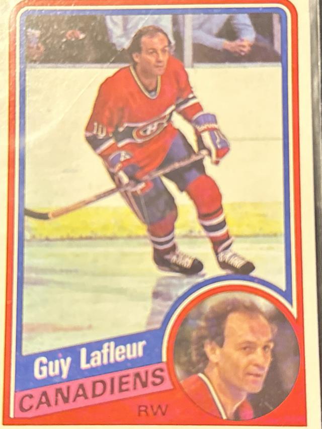 1984-85 Topps Hockey Guy Lafleur 1984-85 Topps Hockey Set #81