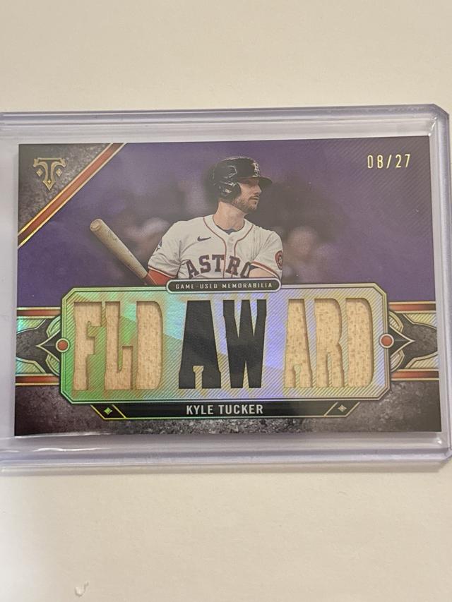 Kyle Tucker 2024 Topps Triple Threads Relics /27  #TTR-KT3 Astros