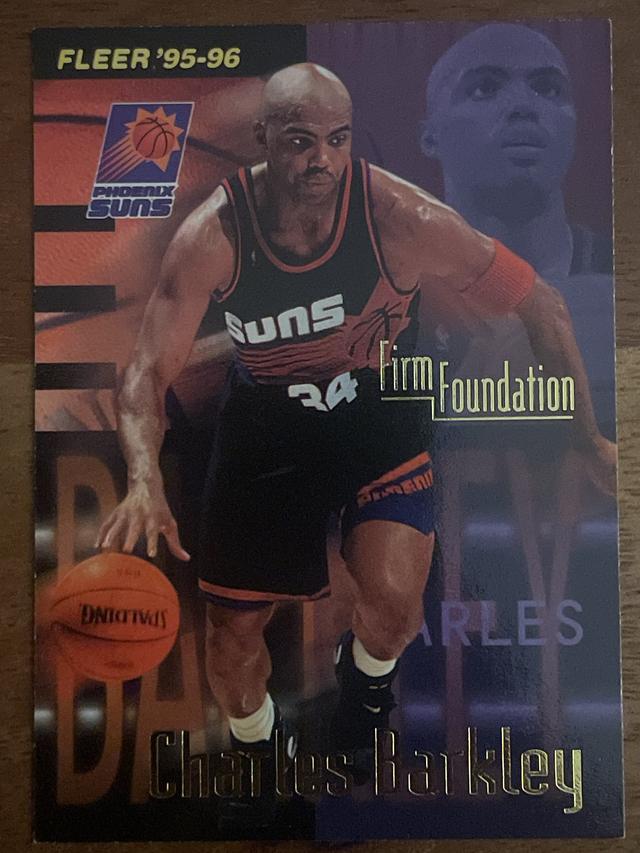 1995-96 Fleer Basketball Charles Barkley FF ﻿Base #340