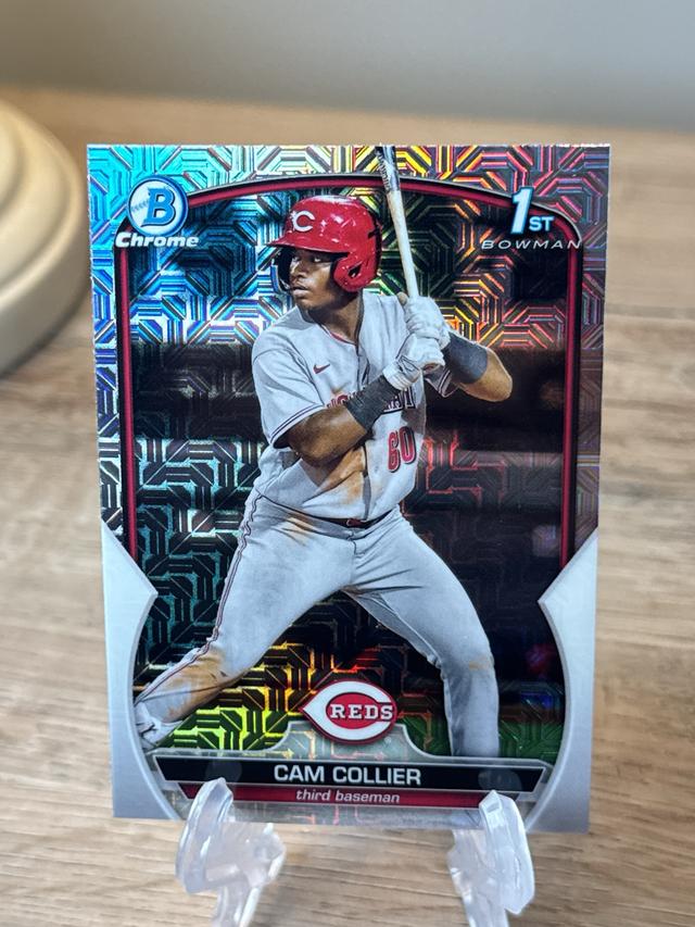 2023 Bowman Chrome Mega Cam Collier Base Chrome Prospects Mojo #BCP-125