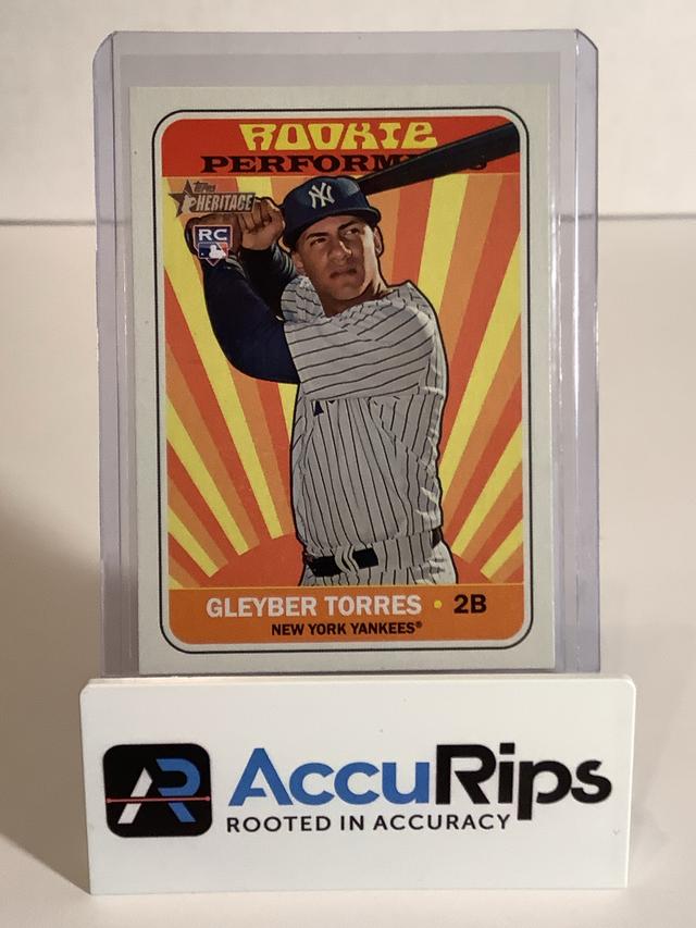 2018 Topps Heritage High Number Gleyber Torres ROOKIE PERFORMERS #RP-GT