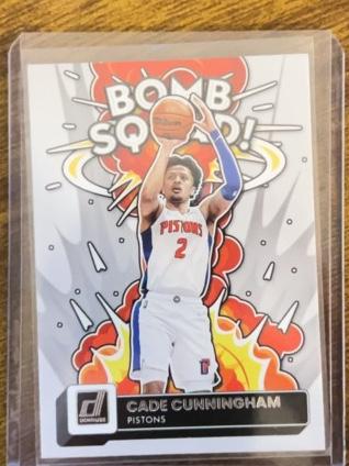 2022-23 Donruss Cade Cunningham Bomb Squad Set #9