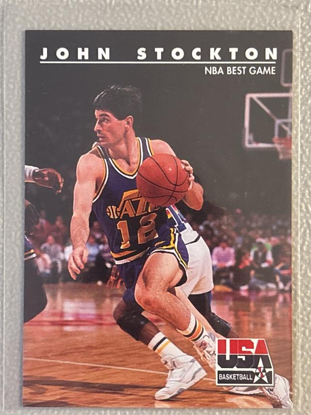 1992 Skybox USA Basketball John Stockton ﻿Base Set #85