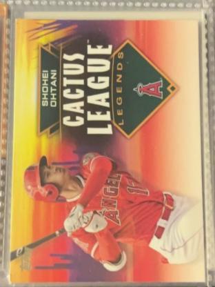 2019 Topps Series 1 Shohei Ohtani CACTUS LEAGUE GREATS #CLL-18