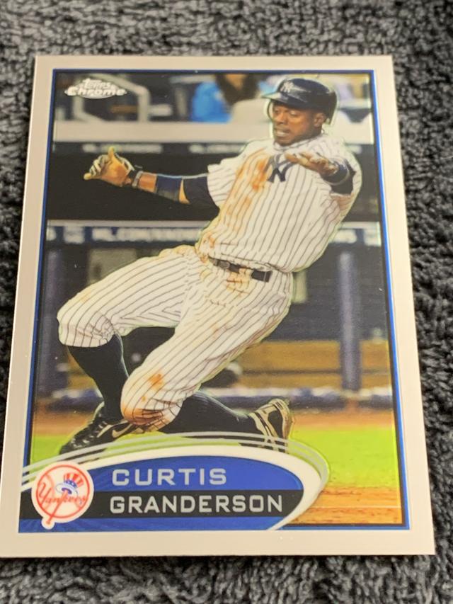 2012 Topps Gypsy Queen Curtis Granderson Base Set #260