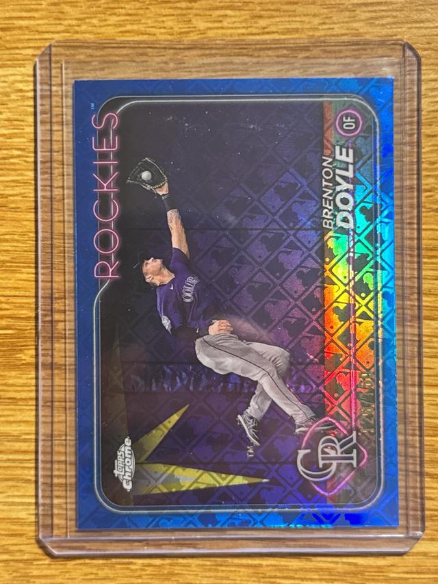 2024 Topps Chrome LogoFractor Brenton Doyle ﻿Base Set Blue /150 #139