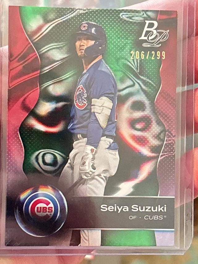 2023 Bowman Platinum Seiya Suzuki BASE CARDS Emerald Ice Foil /299 #54