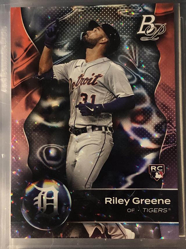 2023 Bowman Platinum Riley Greene BASE CARDS Ice Foil #26