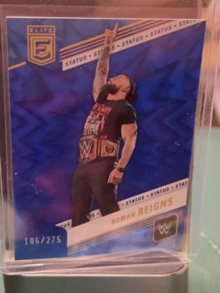 2023 Donruss Elite WWE Roman Reigns ﻿Base Set Status Explosion /275 #86