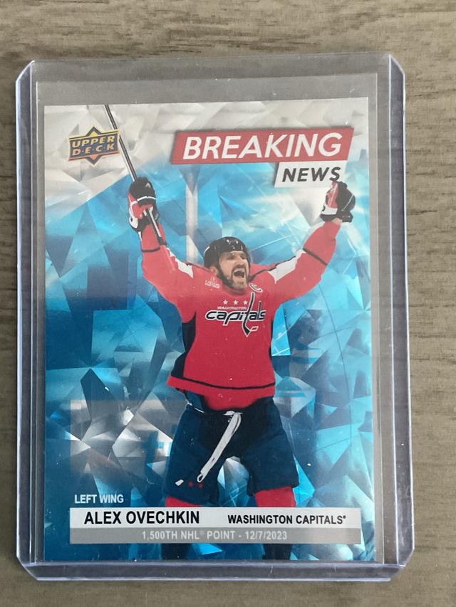 2024-25 Upper Deck Series 1 Alex Ovechkin Breaking News #BN-3