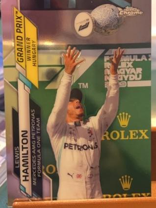 2020 Topps Chrome F1 Lewis Hamilton Base Set #144