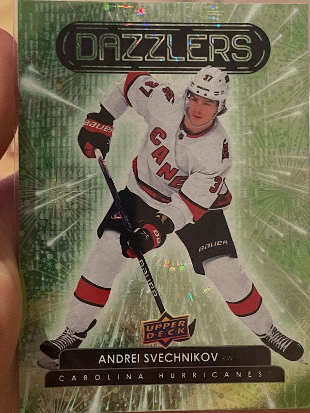 2022-23 Upper Deck Hockey Series 1 Andrei Svechnikov Green #DZ-24