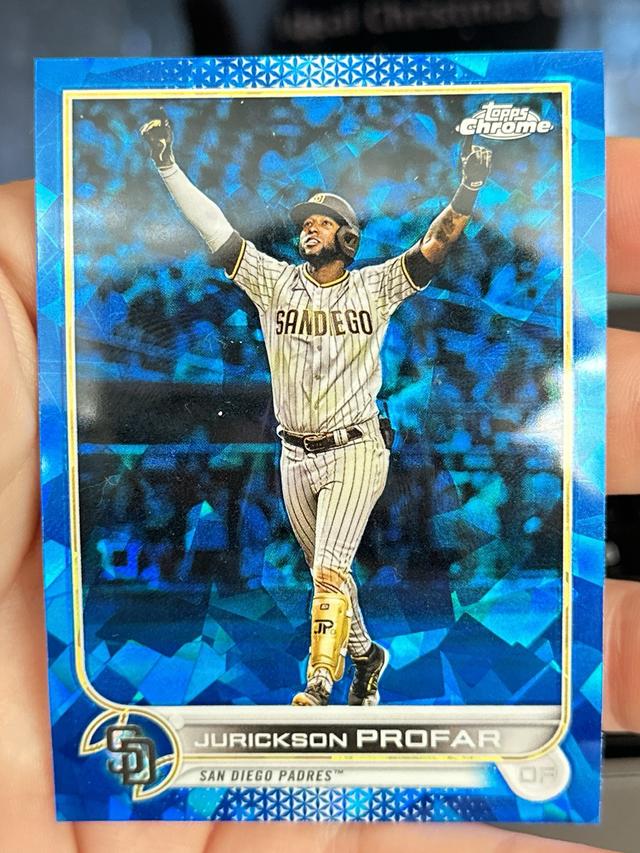 2022 Topps Chrome Updates Sapphire Jurickson Profar BASE SET #US69