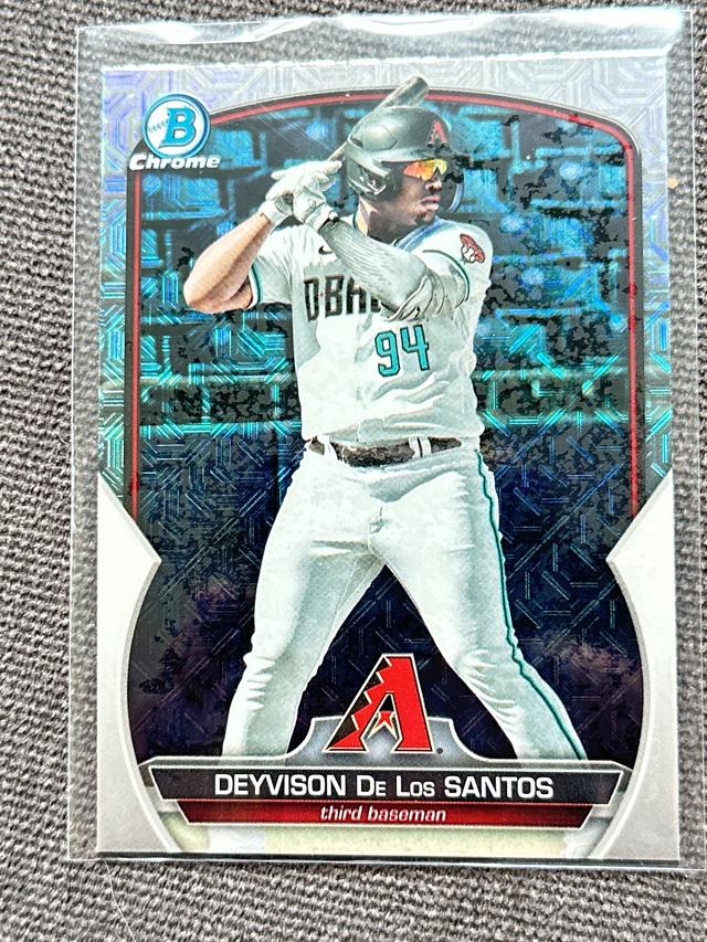 2023 Bowman Chrome Mega Deyvison De Los Santos BOWMAN CHROME MEGA CARDS #BCP-158