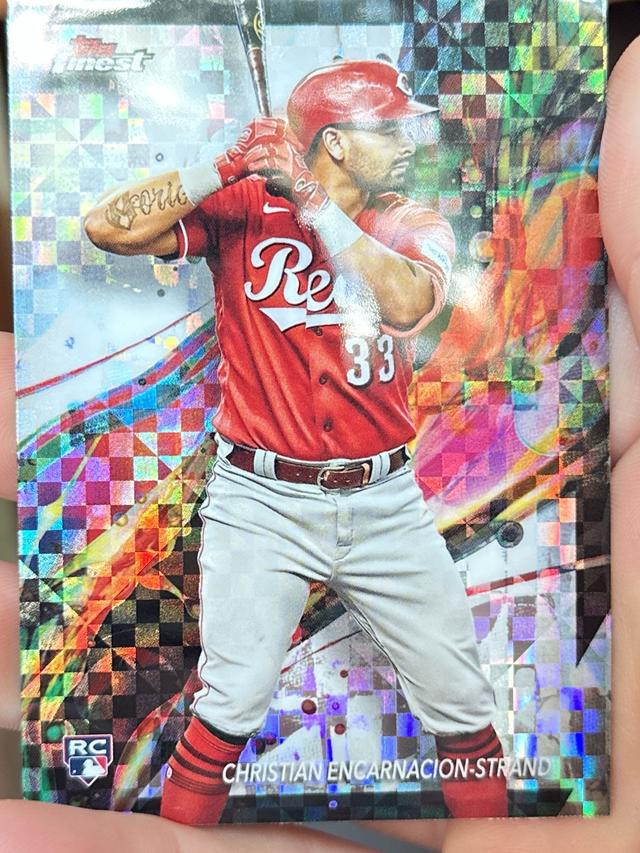 2024 Topps Finest Christian Encarnacion-Strand Checkerboard Refractors #4