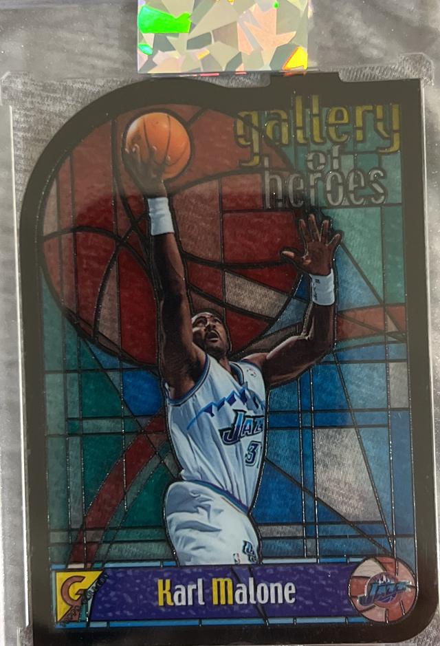 1999-00 Topps Gallery Basketball Karl Malone ﻿Gallery of Heroes #GH10