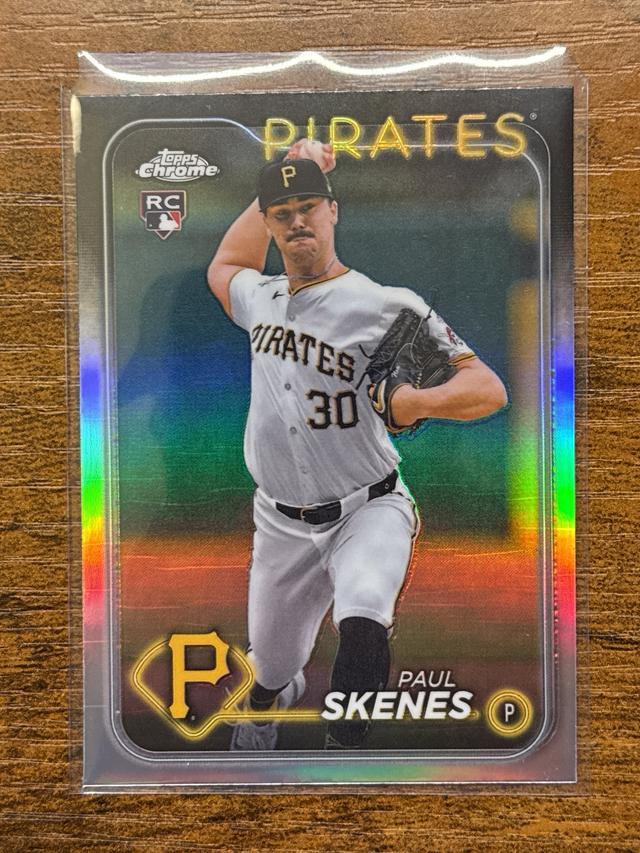 2024 Topps Chrome Update Paul Skenes ﻿RC Pirates Refractor #USC88